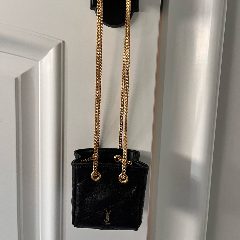 Yves Saint Laurent YSL Black Quilted Chain Bag - Picture 6 of 10